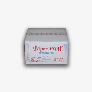 Paperpryns Continuous Form / NCR / 9,5" × 11/4" (Bagi 4) / 3PLY