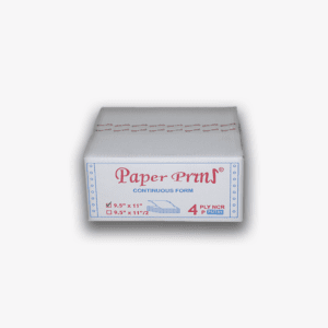 Paperpryns Continuous Form / NCR Putih / 9,5" × 11" / 4PLY