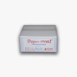 Paperpryns Continuous Form / NCR / 9,5" × 11" / 4PLY