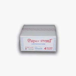 Paperpryns Continuous Form / NCR / 9,5" × 11/3" (Bagi 3) / 4PLY