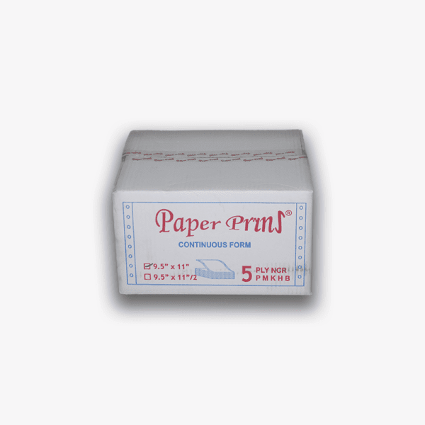 Paperpryns Continuous Form / NCR / 9,5" × 11" / 5PLY