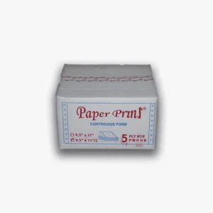 Paperpryns Continuous Form / NCR / 9,5" × 11/2" (Bagi 2) / 5PLY