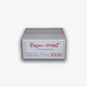 Paperpryns Continuous Form / NCR / Folio 9,5″ × 13/2″ (Bagi 2) / 3PLY