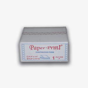 Paperpryns Continuous Form / HVS / 9,5" × 11/2" (Bagi 2) / 1PLY