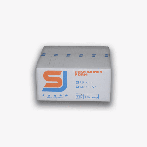 SJ Orange Continuous Form / HVS / 9,5″ × 11″ / 1PLY