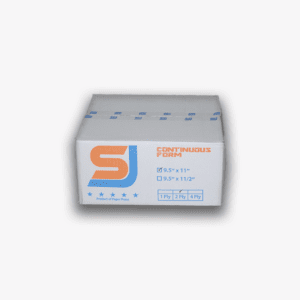 SJ Orange Continuous Form / NCR / 9,5″ × 11″ / 2PLY