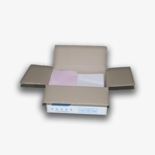SJ Orange Continuous Form / NCR / 9,5″ × 11/2″ (Bagi 2) / 2PLY - Gambar 2