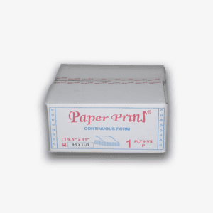 Paperpryns Continuous Form / HVS / 9,5" × 11/3" (Bagi 3) / 1PLY