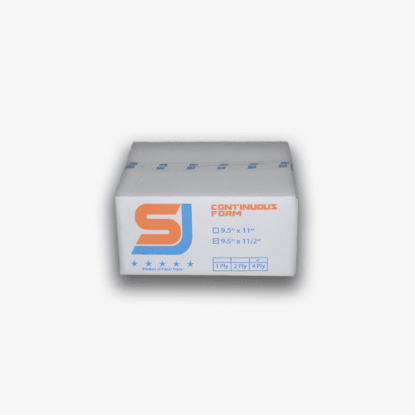 SJ Orange Continuous Form / NCR / 9,5″ × 11/2″ (Bagi 2) / 4PLY