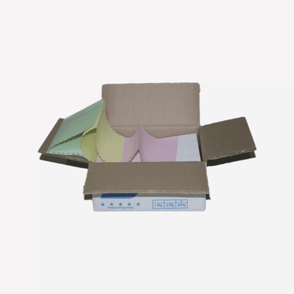 SJ Orange Continuous Form / NCR / 9,5″ × 11/2″ (Bagi 2) / 4PLY - Gambar 2
