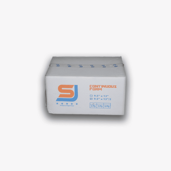 SJ Orange Continuous Form / NCR / 9,5″ × 13/2″ (Bagi 2) / 3PLY
