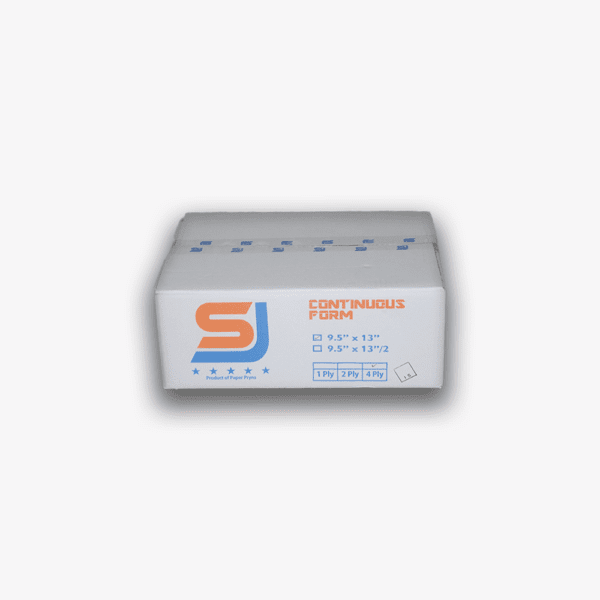 SJ Orange Continuous Form / NCR / 9,5″ × 13″ / 4PLY
