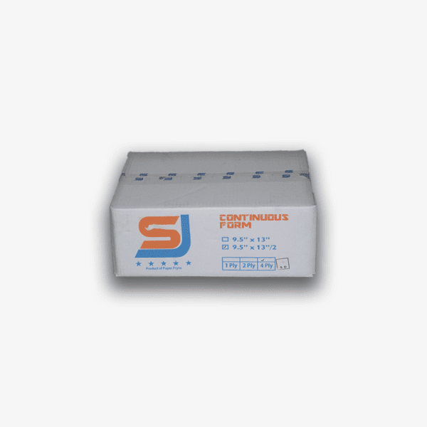 SJ Orange Continuous Form / NCR / 9,5″ × 13/2″ (Bagi 2) / 4PLY