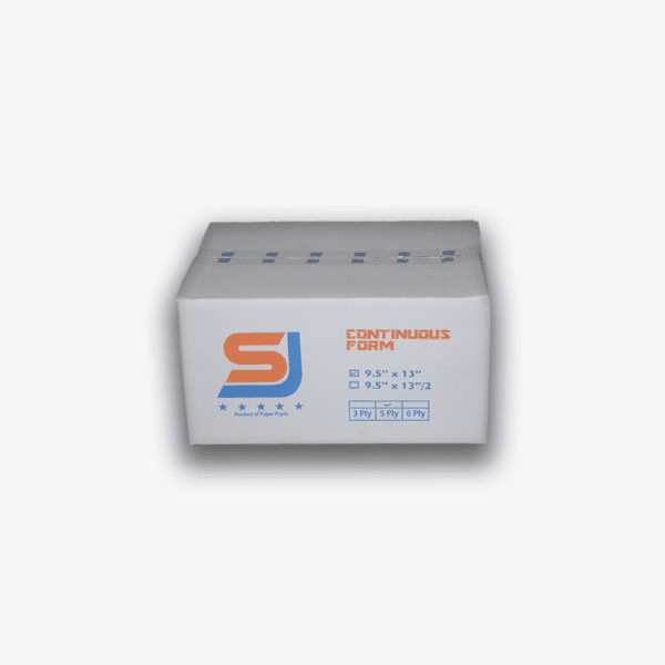 SJ Orange Continuous Form / NCR / 9,5″ × 13″ / 5PLY