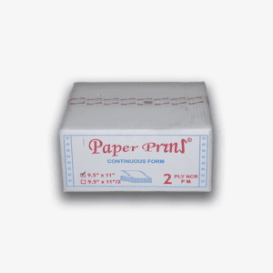 Paperpryns Continuous Form / NCR / 9,5" × 11" / 2PLY