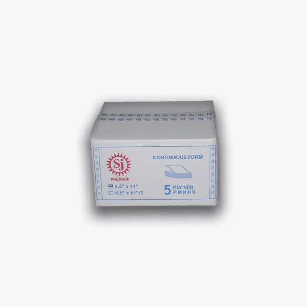SJ Premium Continuous Form / NCR / 9,5″ × 11″ / 5PLY