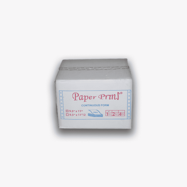 Continuous Form 1PLY 9,5" x 11" - Paperpryns Full