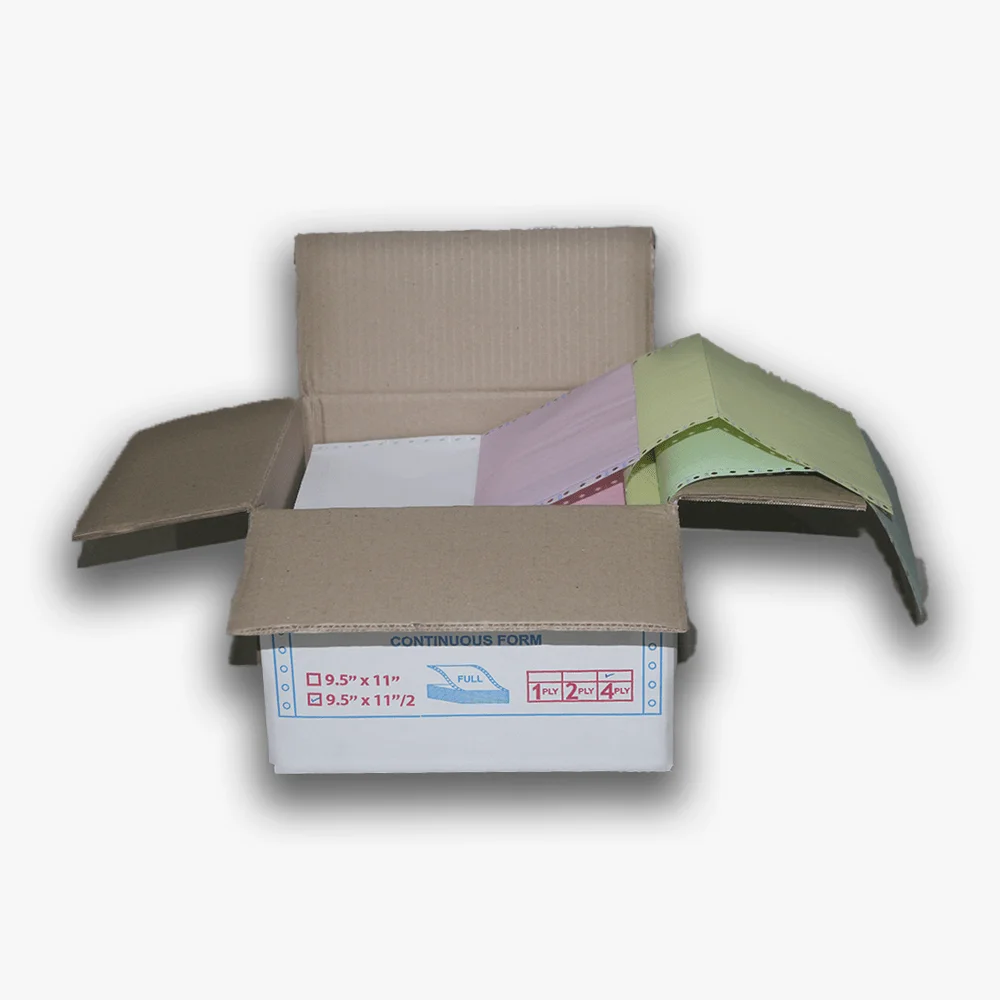 Paperpryns Continuous Form Full / NCR / 9,5″ × 11/2″ (Bagi 2) / 4PLY - Gambar 2