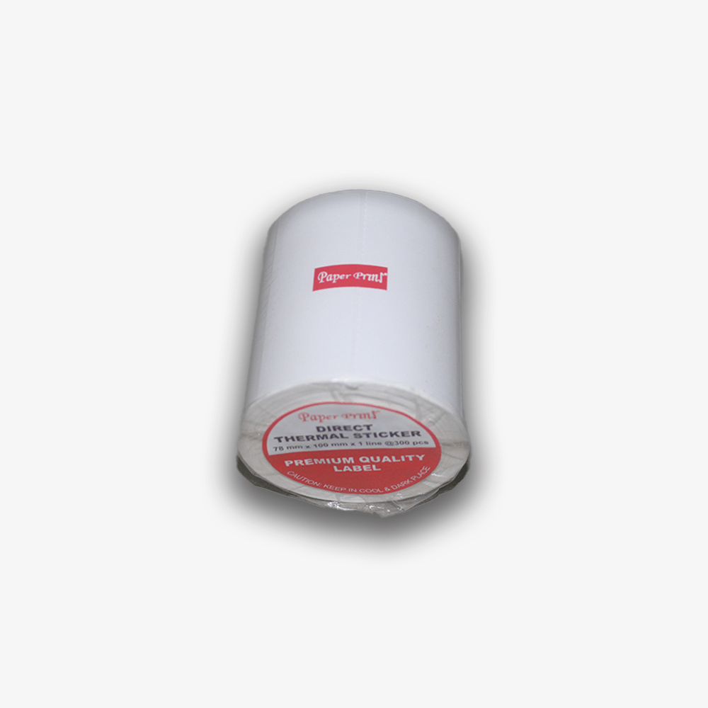 Paperpryns Direct Thermal Termal Top-Coated / Sticker Stiker Resi / 78mm × 100mm - Gambar 2