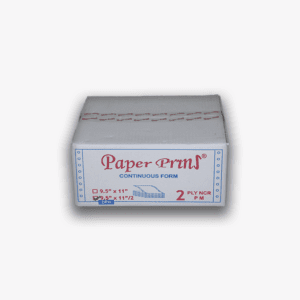 Paperpryns Continuous Form / NCR / 9,5/2" × 11/2" (Bagi 4) / 2PLY