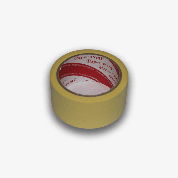 Paperpryns Lakban Kertas Masking Tape (Kuning) 48mm X 20 metre - Gambar 2