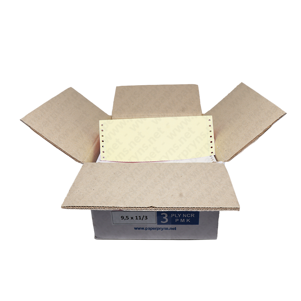 Paperpryns Continuous Form NCR 9,5″ × 11″ 3 PLY Bagi 3 — detail
