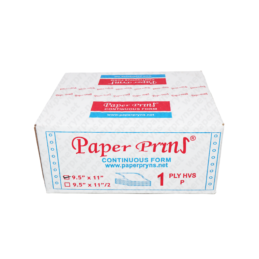 Paperpryns Continuous Form HVS 9,5″ × 11″ 1 PLY Utuh
