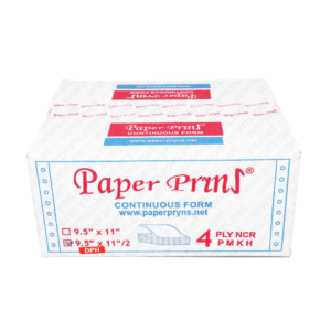 Paperpryns Continuous Form NCR DPH 9,5 x 11 4 PLY Bagi 4 tampak depan
