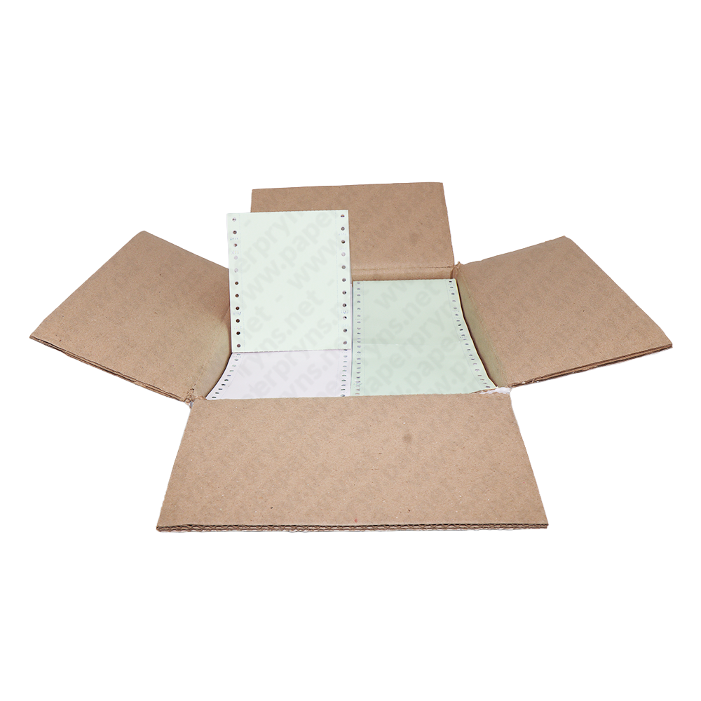 Paperpryns Continuous Form NCR DPH 9,5″ × 11″ 4 PLY Bagi 4 — detail