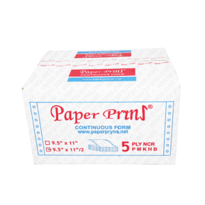 Paperpryns Continuous Form NCR 9,5 x 11 5 PLY Bagi 2 tampak depan