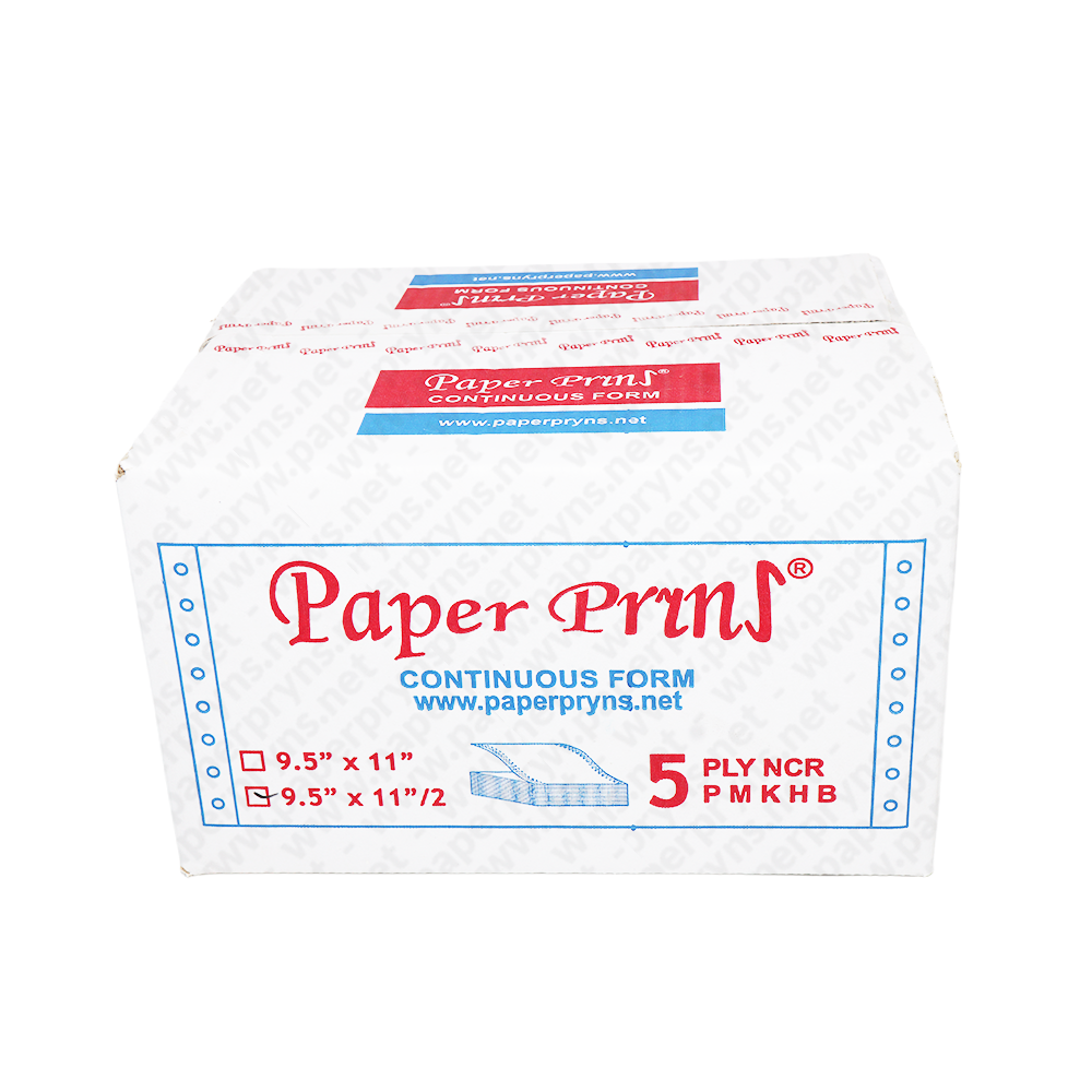 Paperpryns Continuous Form NCR 9,5″ × 11″ 5 PLY Bagi 2