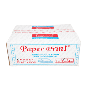 Paperpryns Continuous Form NCR Folio 9,5 x 13 2 PLY Utuh tampak depan