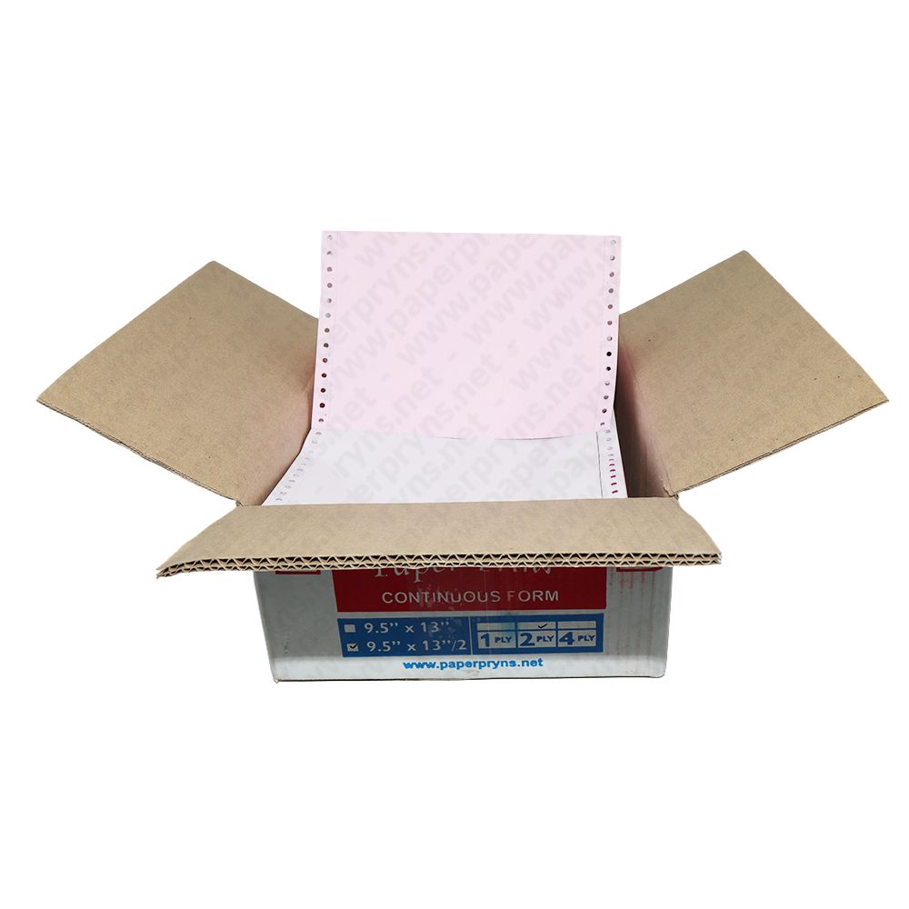 Paperpryns Continuous Form NCR Folio 9,5″ × 13″ 2 PLY Bagi 2 — detail