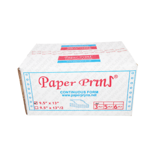 Paperpryns Continuous Form NCR Folio 9,5 x 13 3 PLY Utuh tampak depan