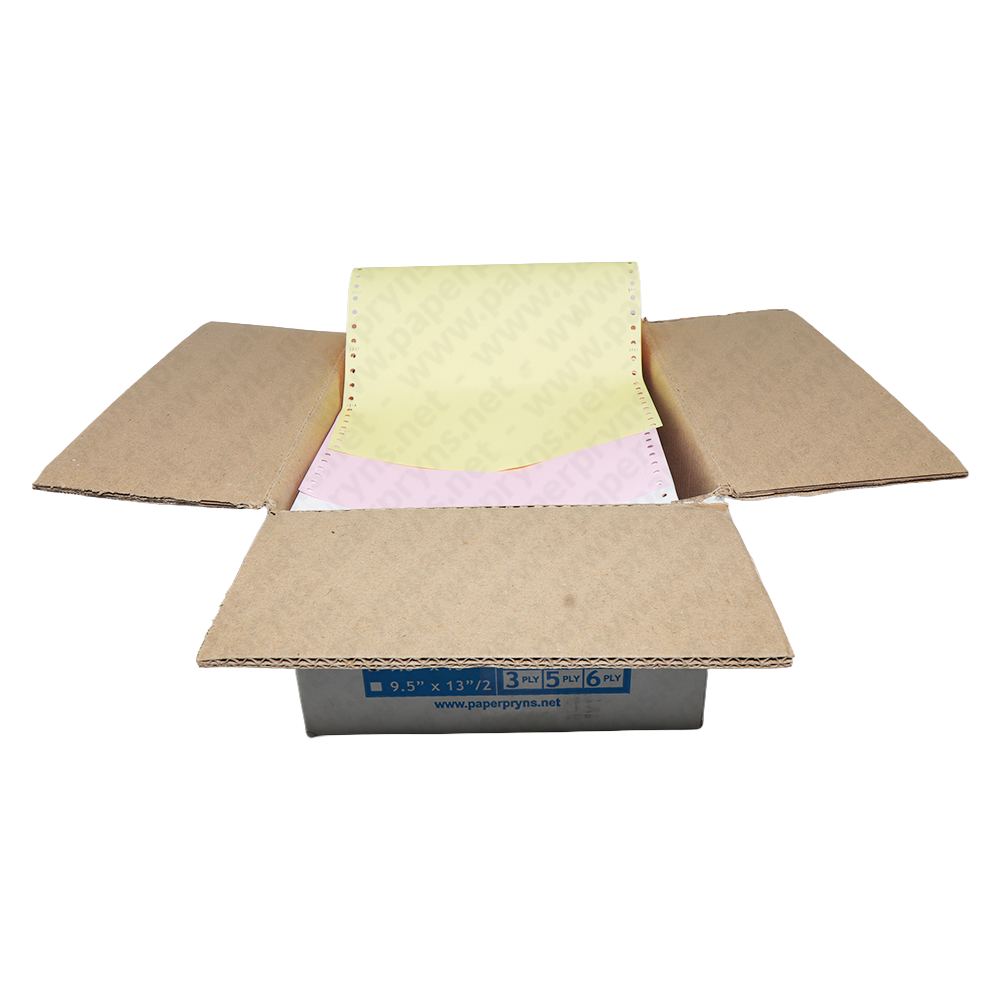 Paperpryns Continuous Form NCR Folio 9,5″ × 13″ 3 PLY Utuh — detail