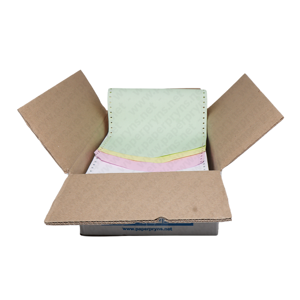 Paperpryns Continuous Form NCR Folio 9,5″ × 13″ 4 PLY Utuh — detail