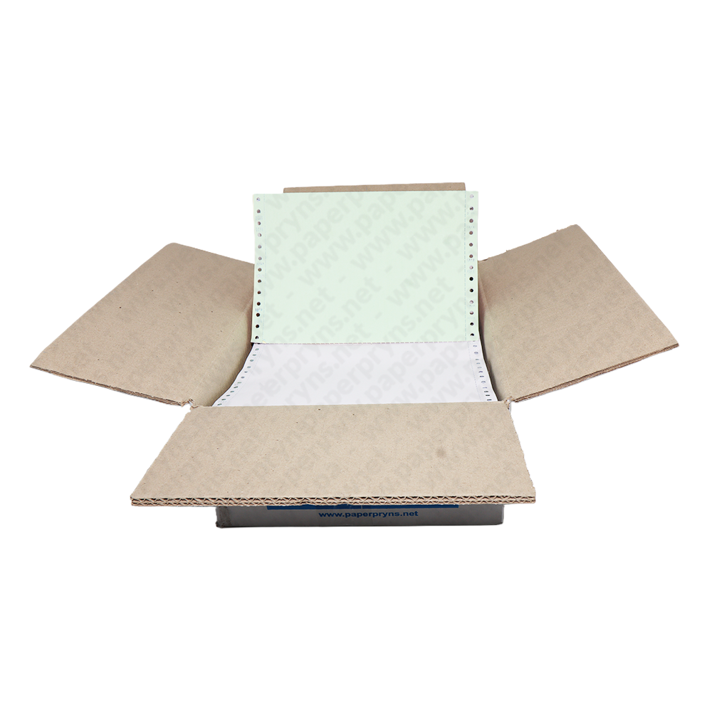 Paperpryns Continuous Form NCR Folio 9,5″ × 13″ 4 PLY Bagi 2 — detail