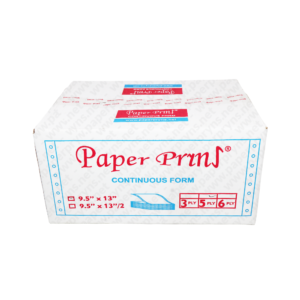 Paperpryns Continuous Form NCR Folio 9,5 x 13 5 PLY Utuh tampak depan