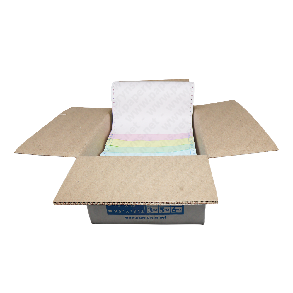 Paperpryns Continuous Form NCR Folio 9,5″ × 13″ 5 PLY Utuh — detail