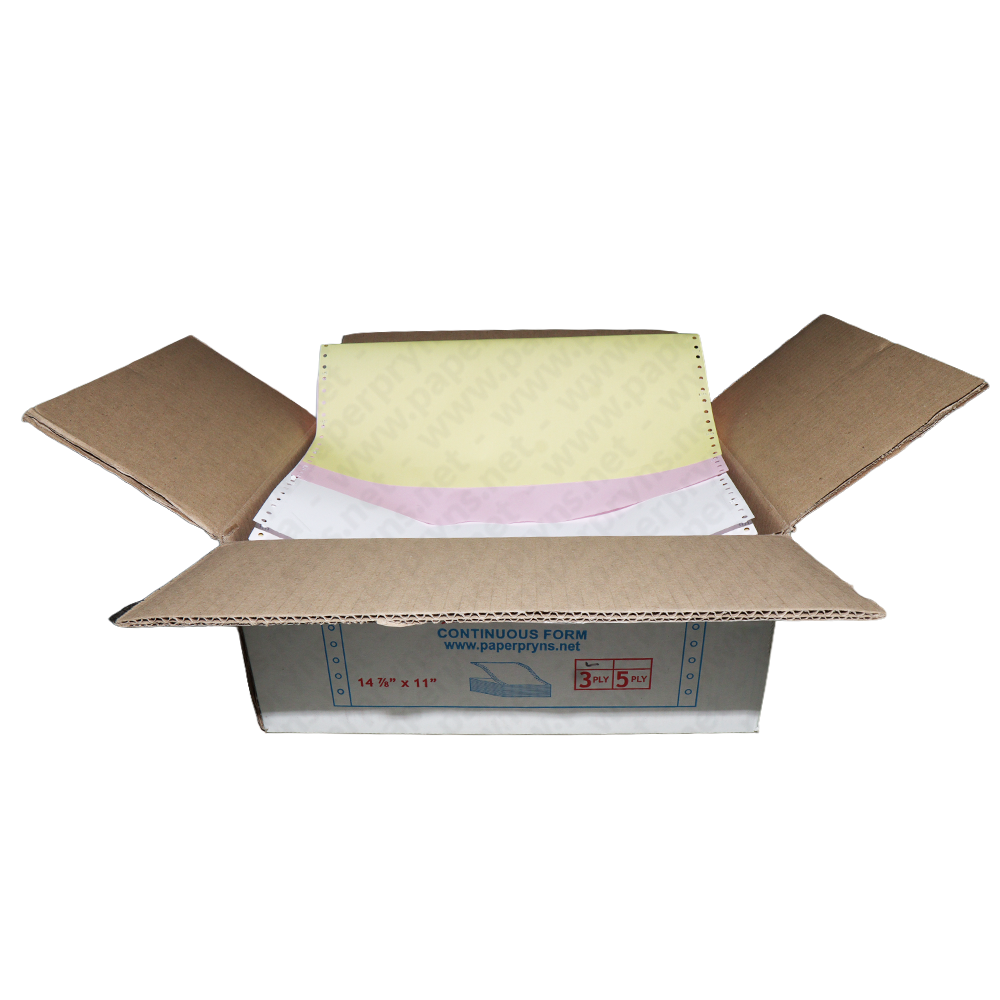 Paperpryns Continuous Form NCR 14 7/8″ × 11″ 3 PLY Utuh — detail