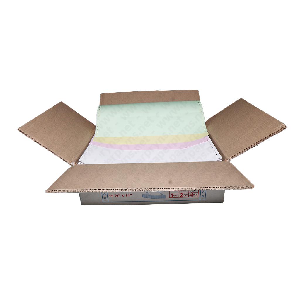 Paperpryns Continuous Form NCR 14 7/8″ × 11″ 4 PLY Utuh — detail