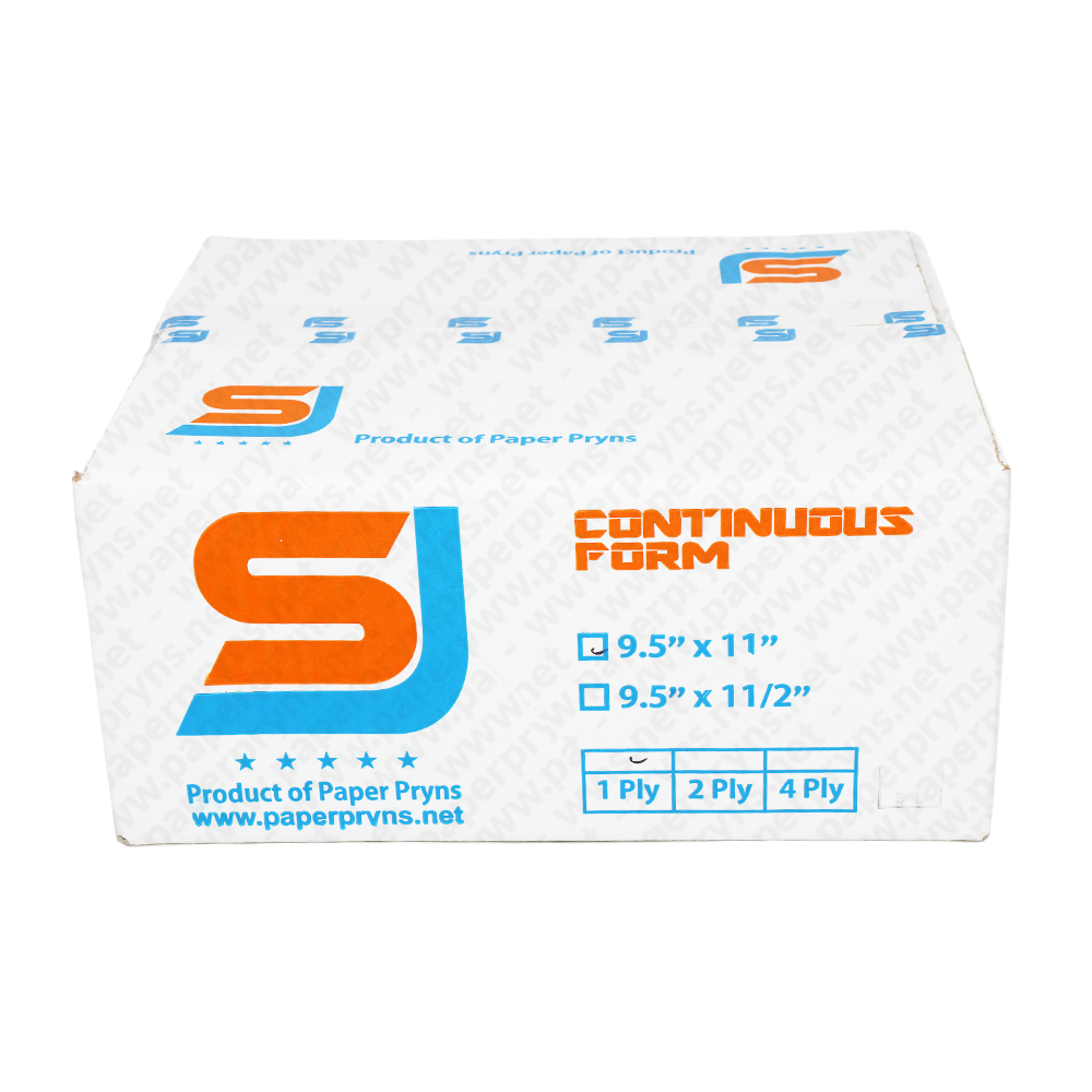SJ Orange Continuous Form HVS 9,5″ × 11″ 1 PLY Utuh