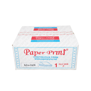 Paperpryns Continuous Form 9,5 x 11 1 PLY Bagi 3 tampak depan