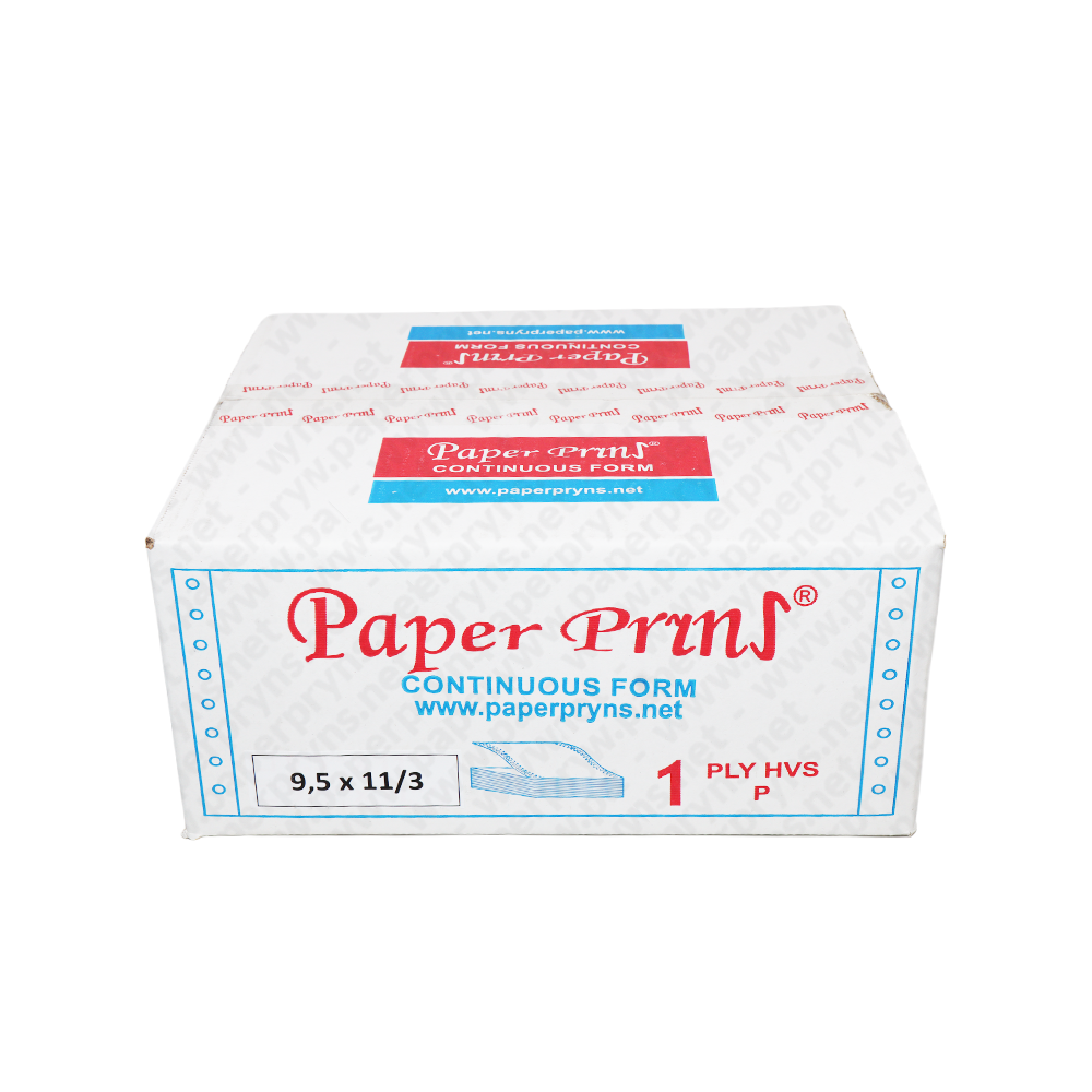 Paperpryns Continuous Form HVS 9,5″ × 11″ 1 PLY Bagi 3