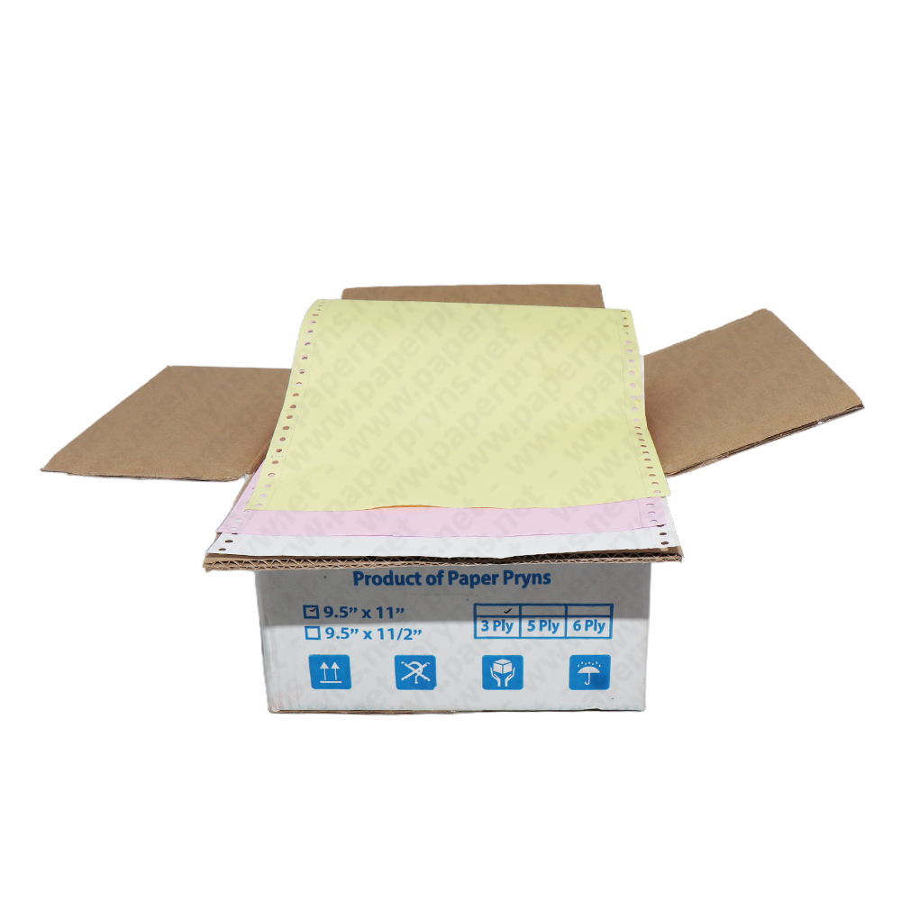 SJ Orange Continuous Form NCR 9,5″ × 11″ 3 PLY Utuh — detail