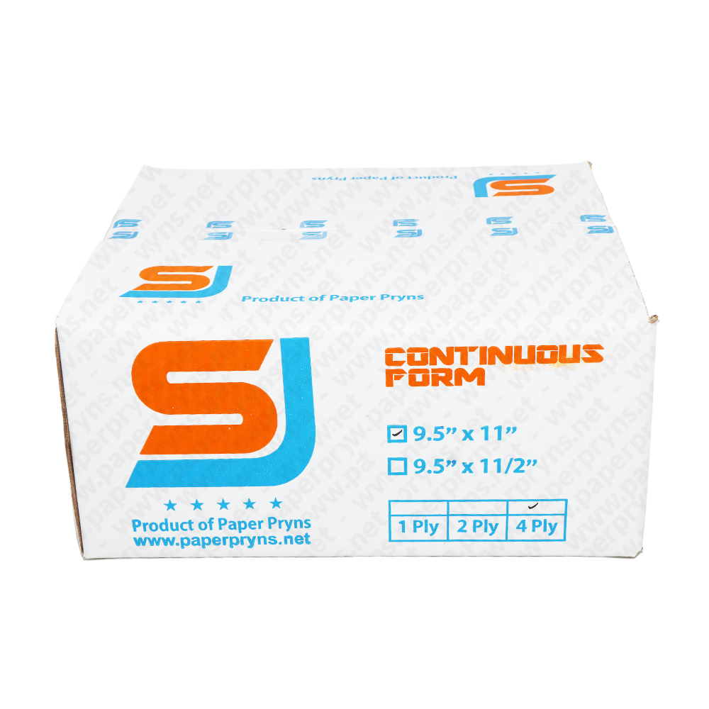SJ Orange Continuous Form NCR 9,5″ × 11″ 4 PLY Utuh