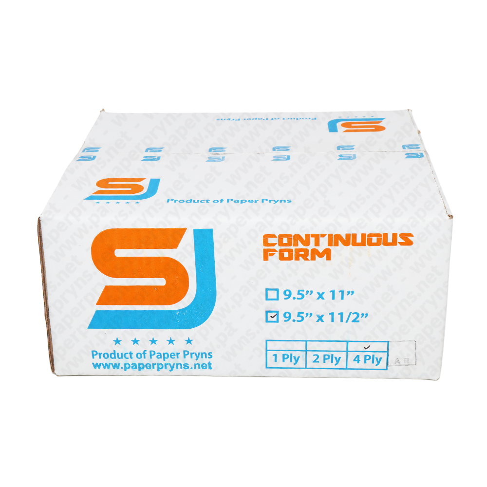SJ Orange Continuous Form NCR 9,5″ × 11″ 4 PLY Bagi 2