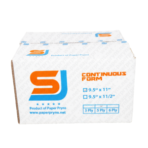 SJ Orange Continuous Form NCR 9,5 x 11 5 PLY Utuh tampak depan