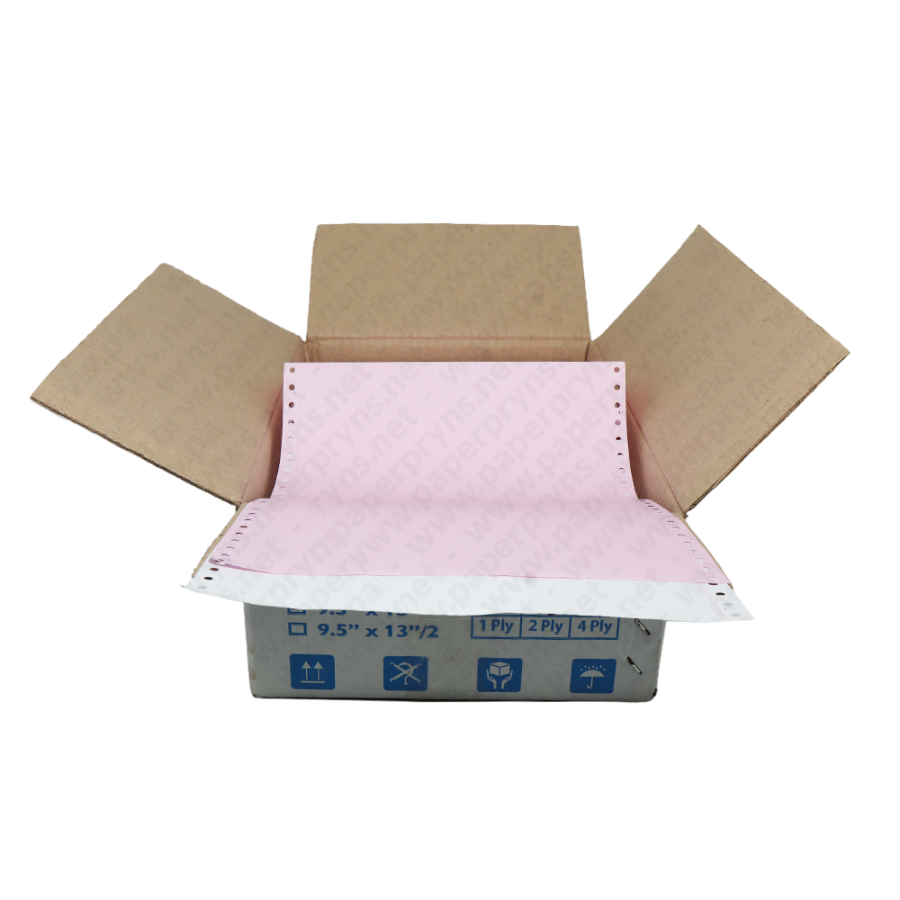 SJ Orange Continuous Form NCR Folio 9,5″ × 13″ 2 PLY Utuh — detail