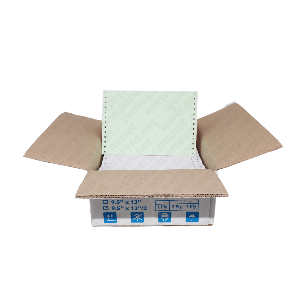 SJ Orange Continuous Form NCR Folio 9,5″ × 13″ 4 PLY Bagi 2 — detail